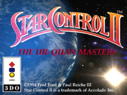 Star Control II title screen for 3DO